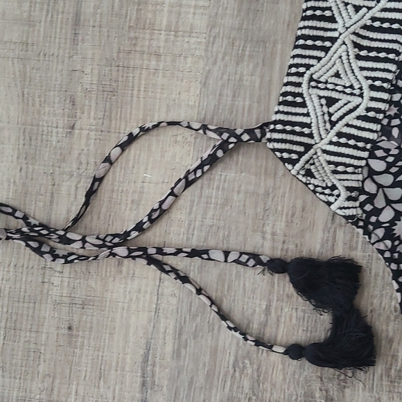 American Eagle Tank Top with Tassels sz S/P - Picture 3 of 7